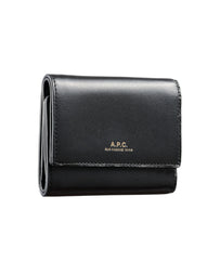 A.P.C. Compact Lois Small Black Leather Goods