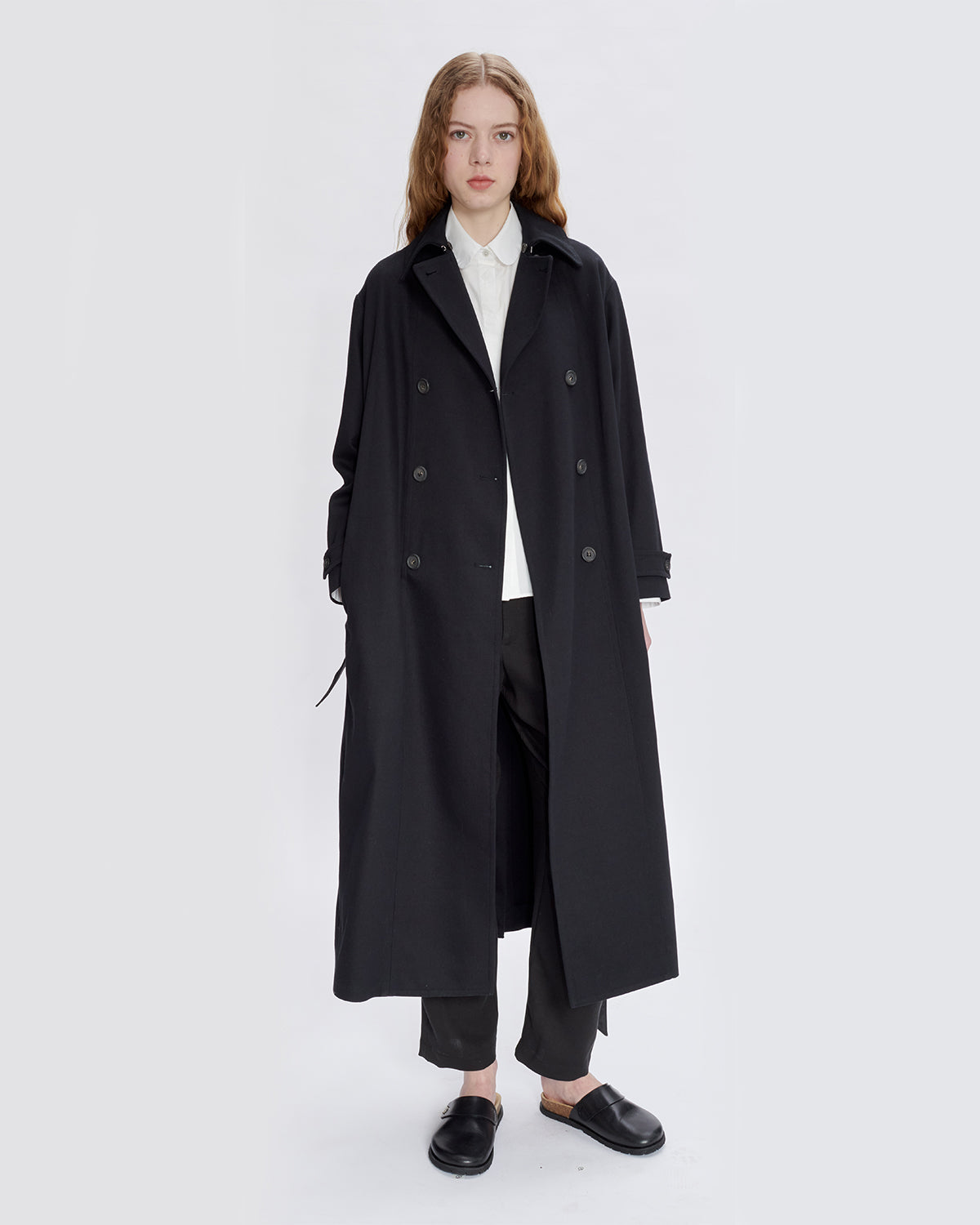 A.P.C. Trench Louise Black WOMEN OUTERWEAR