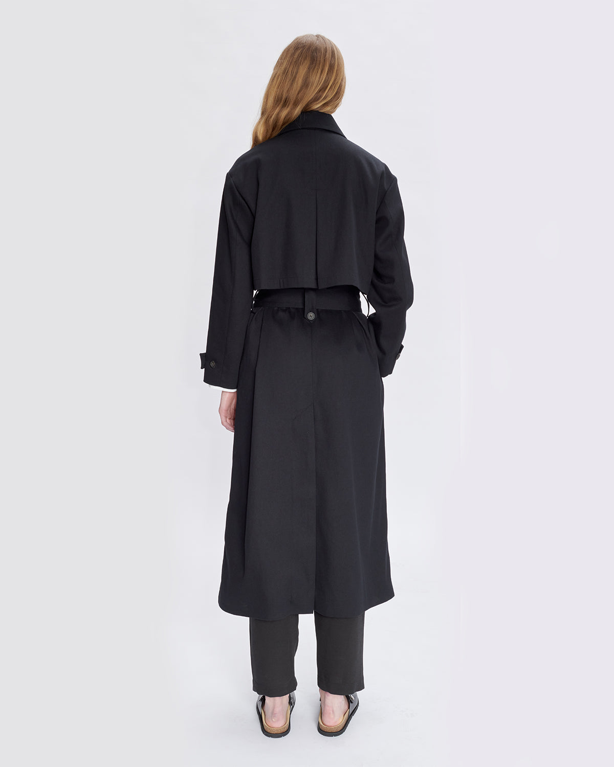 A.P.C. Trench Louise Black WOMEN OUTERWEAR