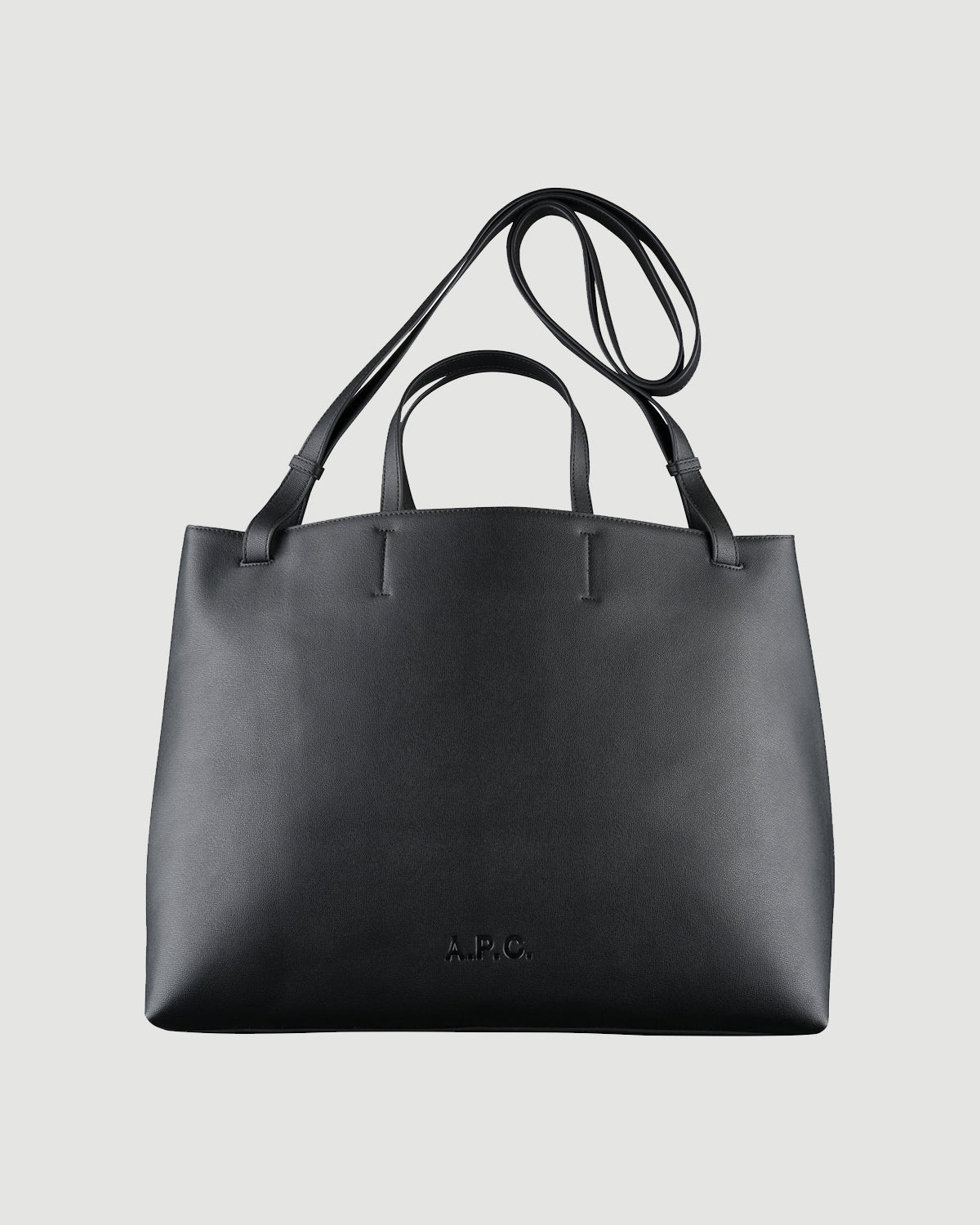 A.P.C. Cabas Market Black Bags Unisex