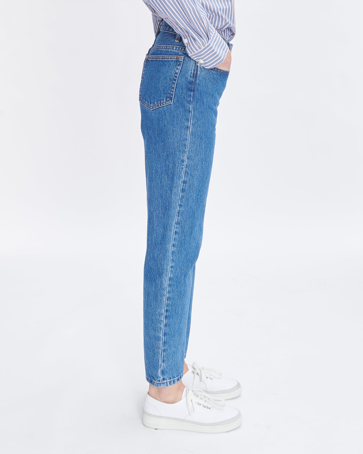 A.P.C. Jean Martin F Washed Indigo WOMEN DENIM