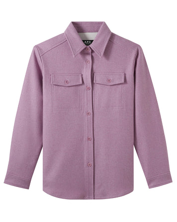A.P.C. Surchemise New Tania Pink Shirt L/S Women