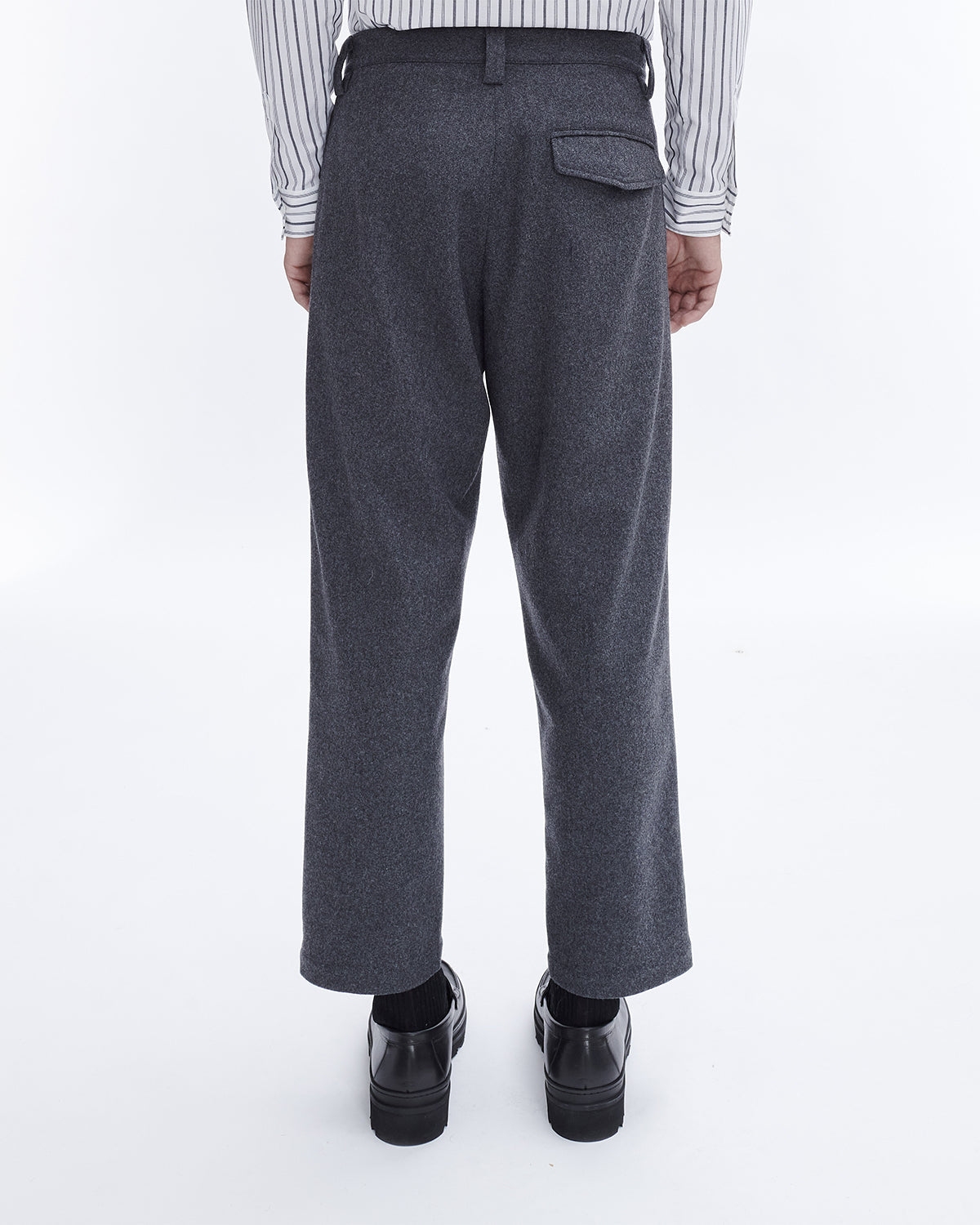 A.P.C. Pantalon Renato Heathered Anthracite MEN PANTS