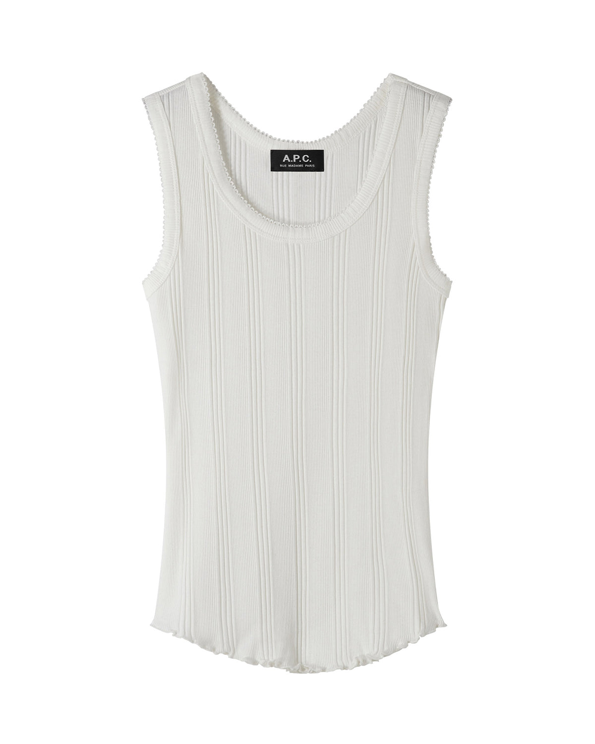 A.P.C. Tanktop Lolita White WOMEN T-SHIRTS