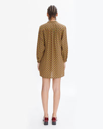 A.P.C. Robe Mathilde Yellow WOMEN DRESSES