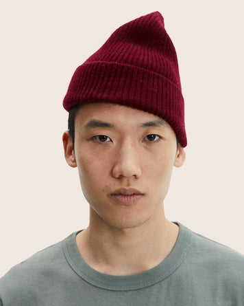 Le Bonnet Beanie Wine Headwear Unisex One Size